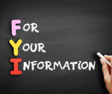 Tìm hiểu FYI là gì? FYI có ý nghĩa như thế nào?