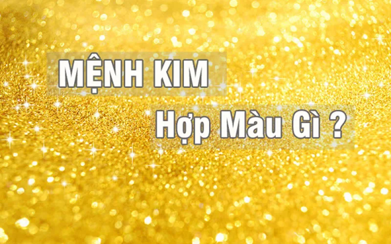 menh kim hop mau gi cach chon mau phong thuy giup thu hut tai loc may man